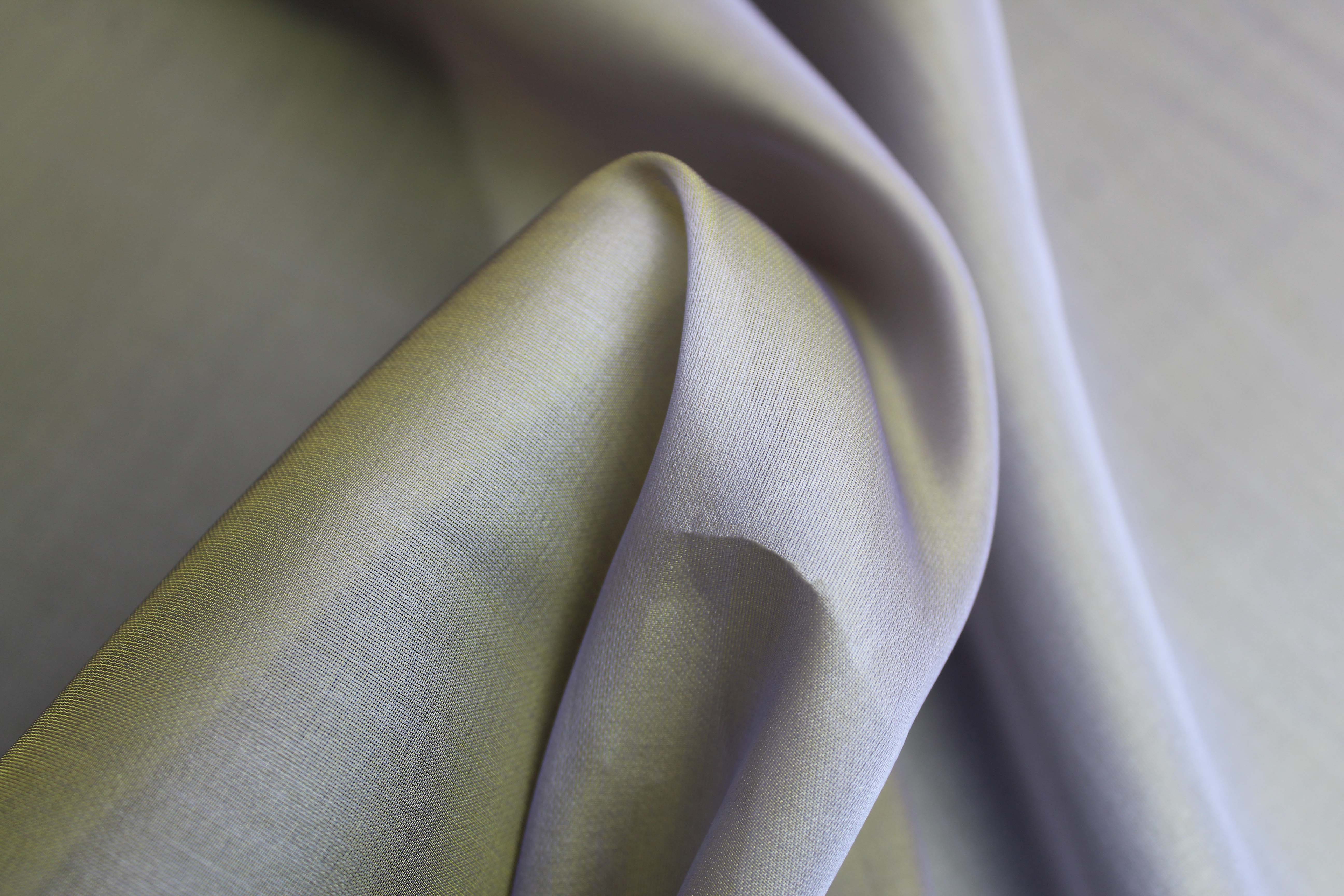 SHOT SILK ORGANZA - GOLD/LILAC